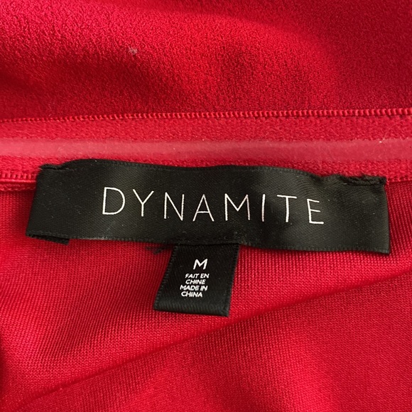 Red off the shoulder dress - Picture 6 of 6